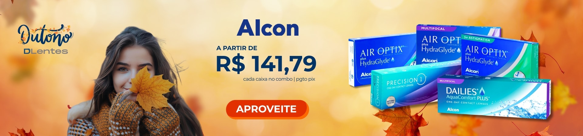 Lentes de Contato Alcon em Oferta