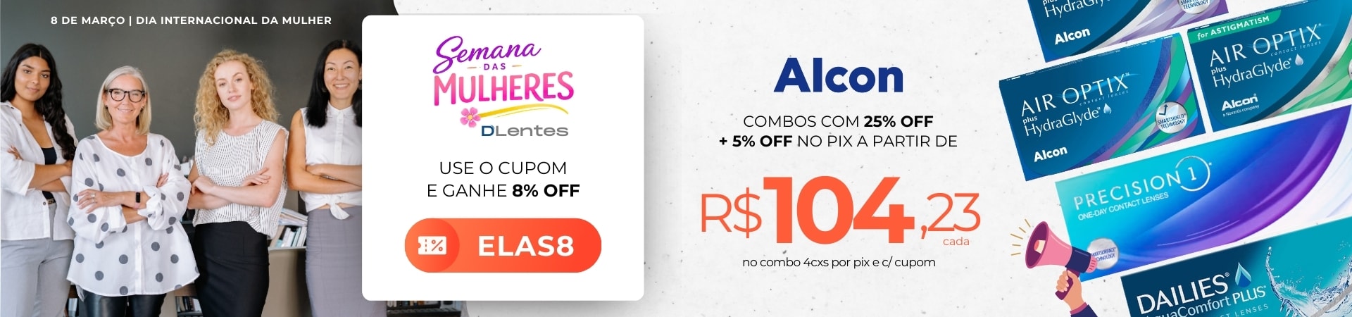 Lentes de Contato Alcon em Oferta