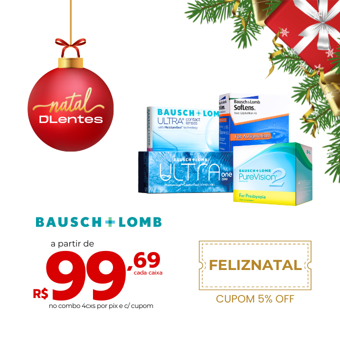 Lentes de Contato Bausch Lomb em Promoção