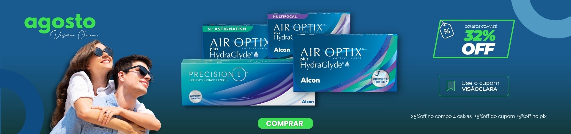 Lentes de Contato Air Optix em Promoção