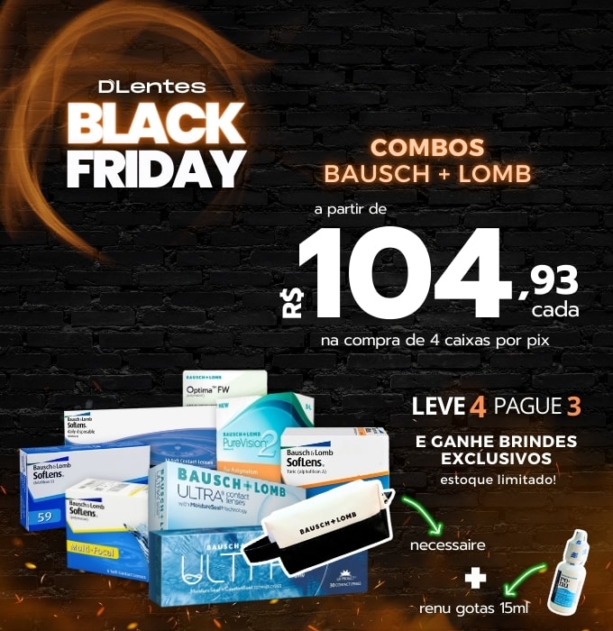 Lentes de Contato Bausch Lomb em Promoção