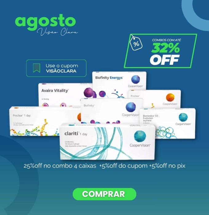 Lentes Biofinity - Pronta Entrega
