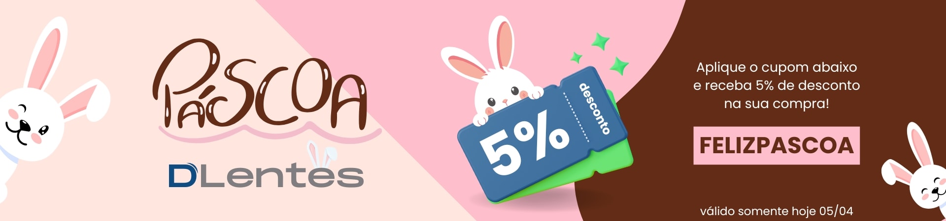 Compre com desconto cupom 5%