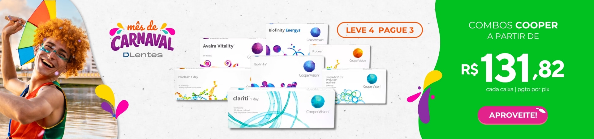 Lentes de Contato Coopervision em Promoção
