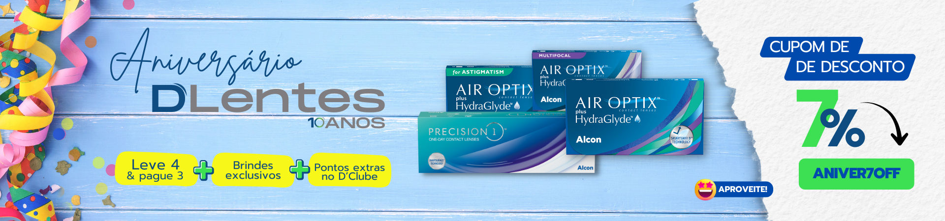 Lentes de Contato Air Optix em Promoção