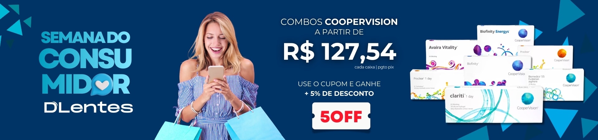 Lentes de Contato Coopervision em Promoção