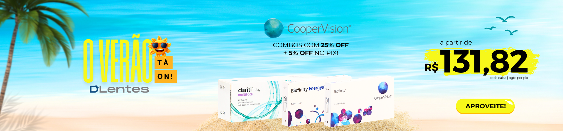 Lentes de Contato CooperVision em Oferta
