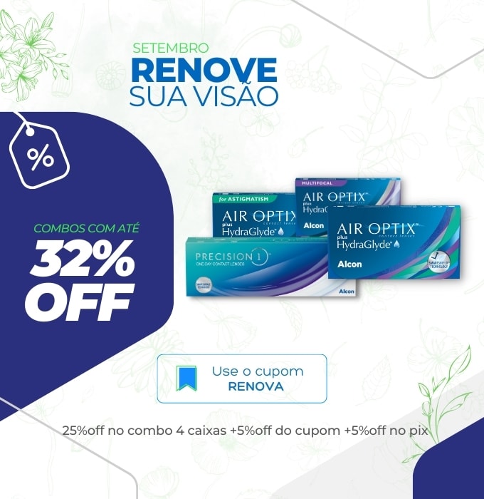 Lentes de Contato Air Optix em Promoção