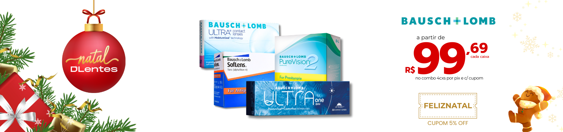 Lentes de Contato Bausch Lomb em Promoção