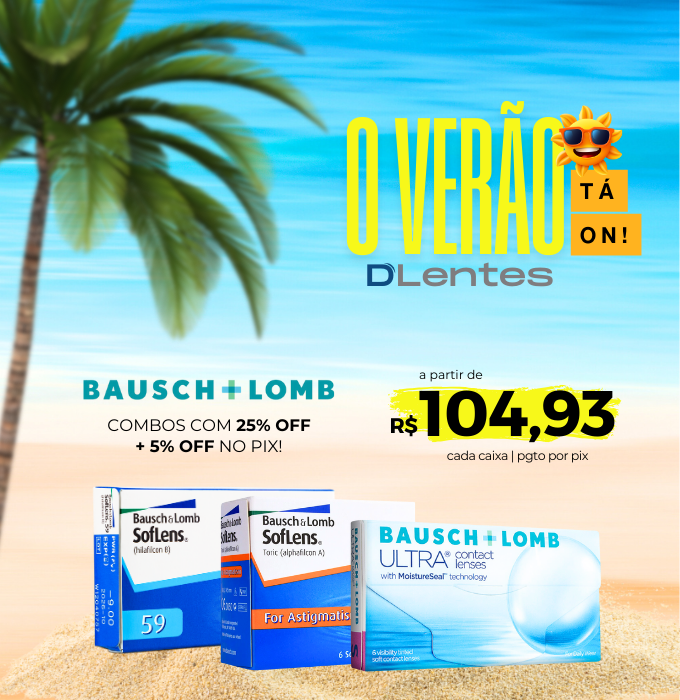 Lentes de Contato Bausch Lomb em Promoção