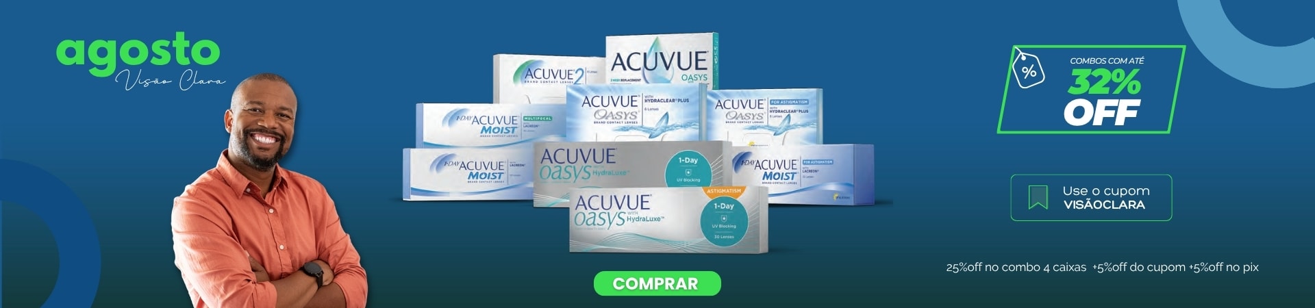Lentes Acuvue Oasys - Melhor Preço