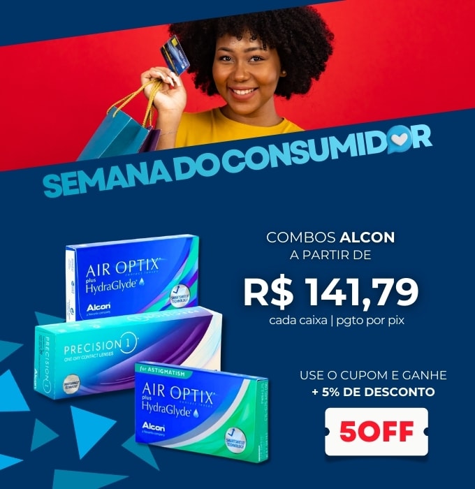 Lentes de Contato Alcon em Oferta