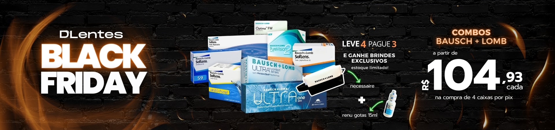 Lentes de Contato Bausch Lomb em Promoção