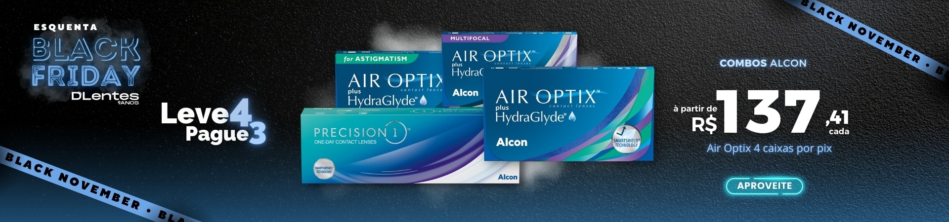 Lentes de Contato Air Optix em Promoção