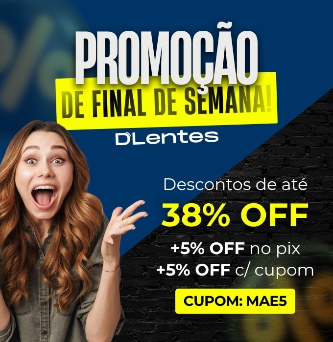 Promoção Relâmpago Lentes de contato