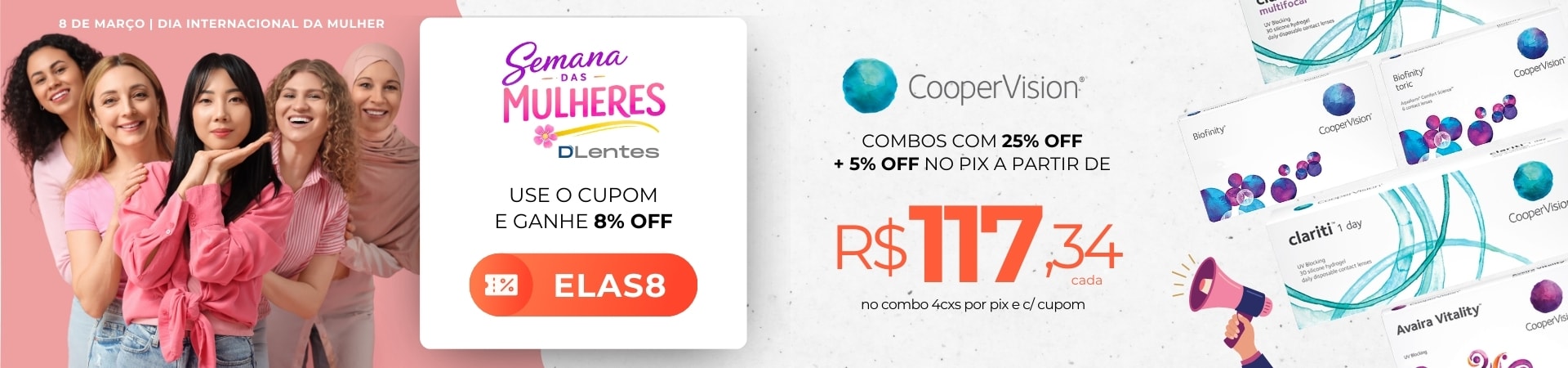 Lentes de Contato Coopervision em Promoção