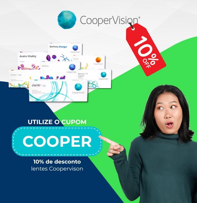 Lentes CooperVision em promoção