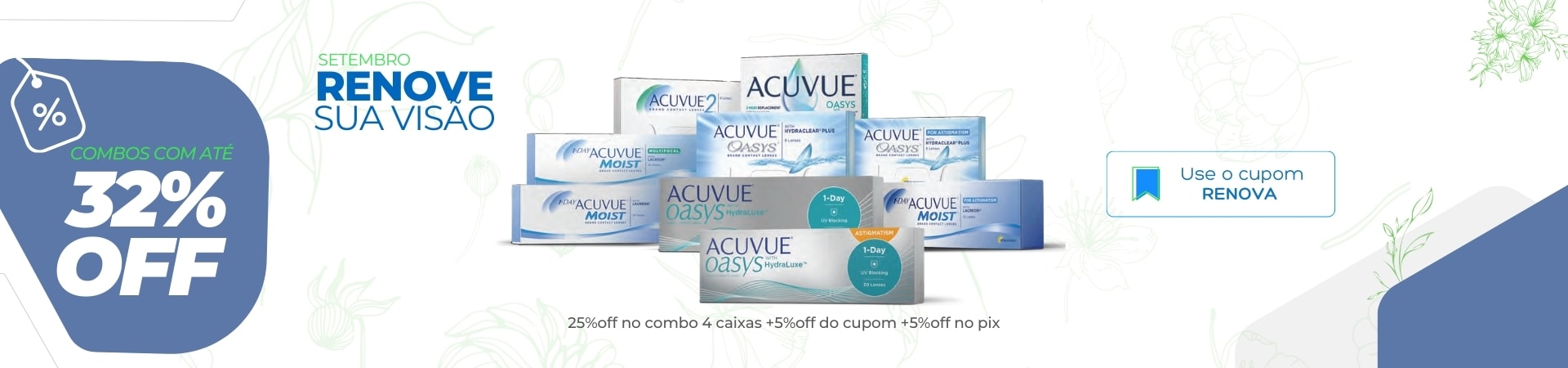Lentes Acuvue Oasys - Melhor Preço