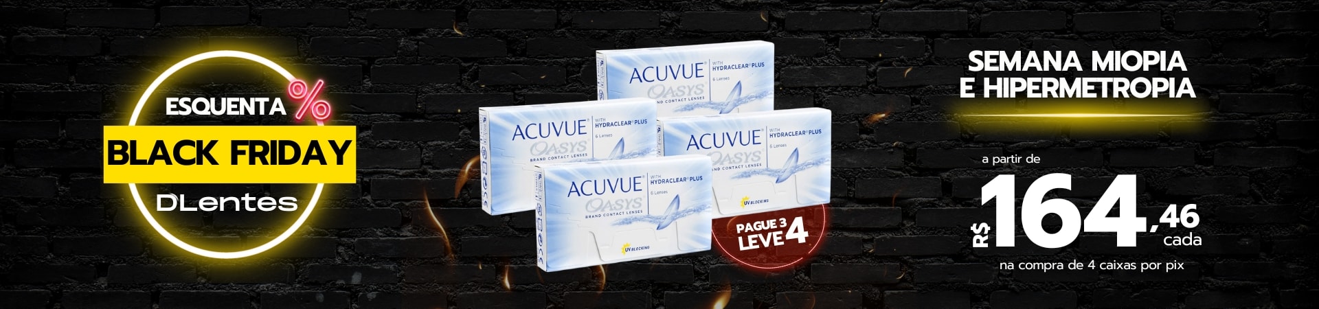 Lentes de Contato Acuvue Oasys em Promoção