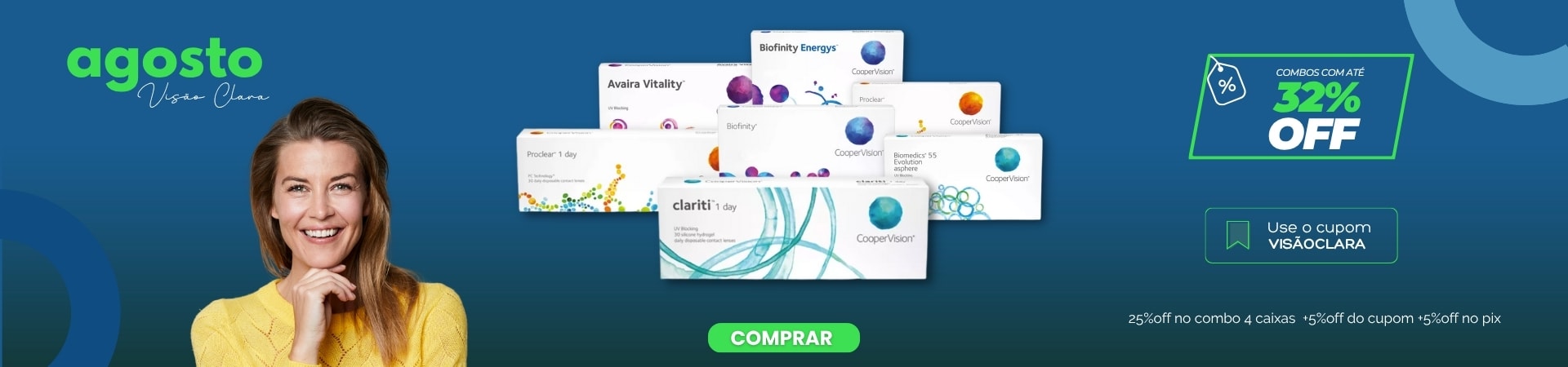 Lentes de Contato Bioffinity - Melhor Preço