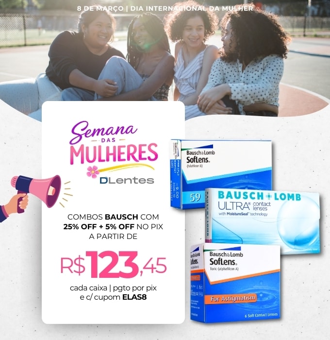 Lentes de Contato Bausch Lomb em Promoção