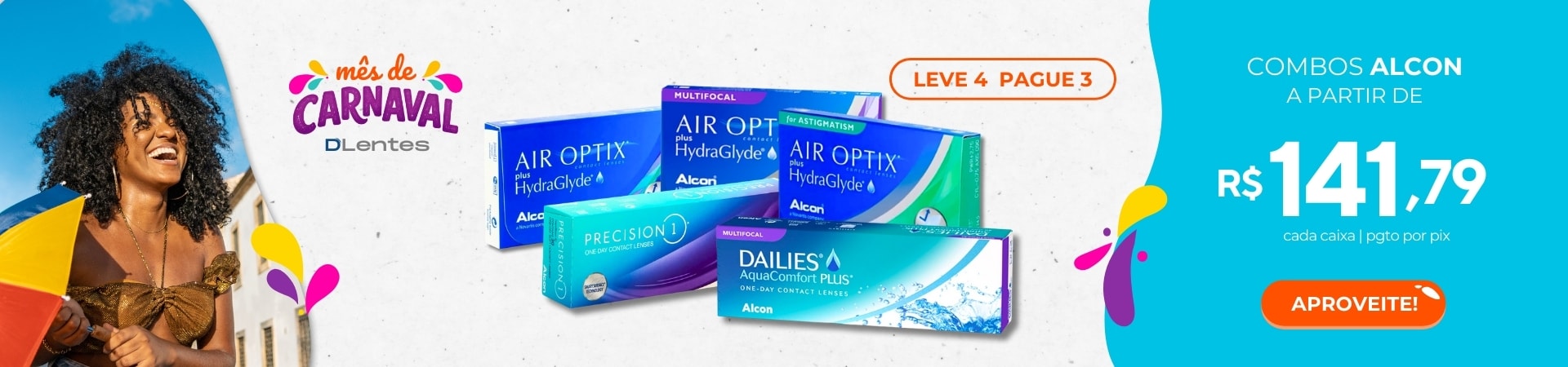 Lentes de Contato Alcon em Oferta