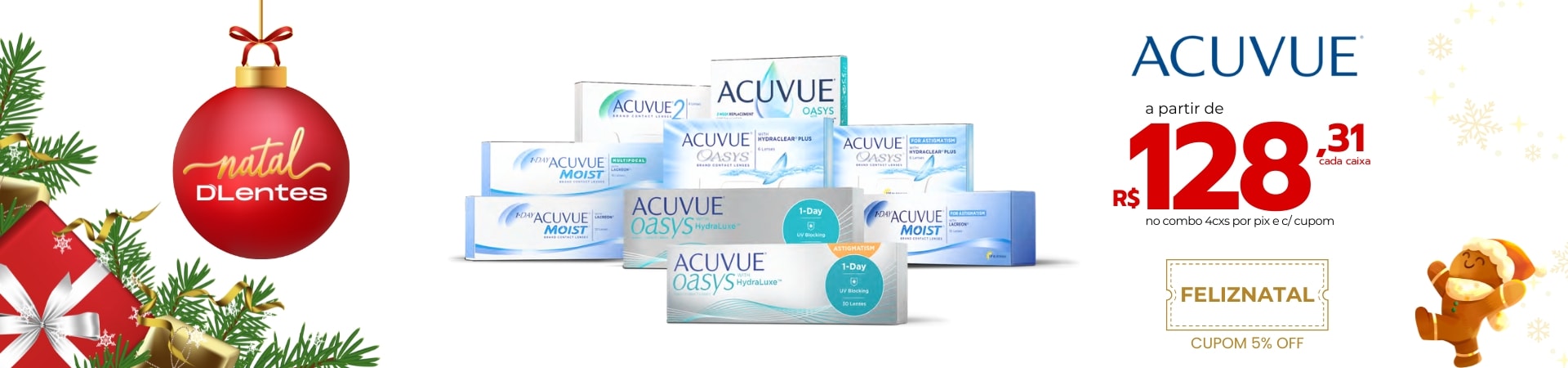 Lentes de Contato Acuvue Oasys - Melhor Preço