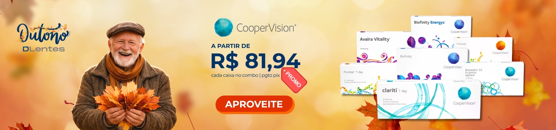 Lentes de Contato Coopervision em Promoção