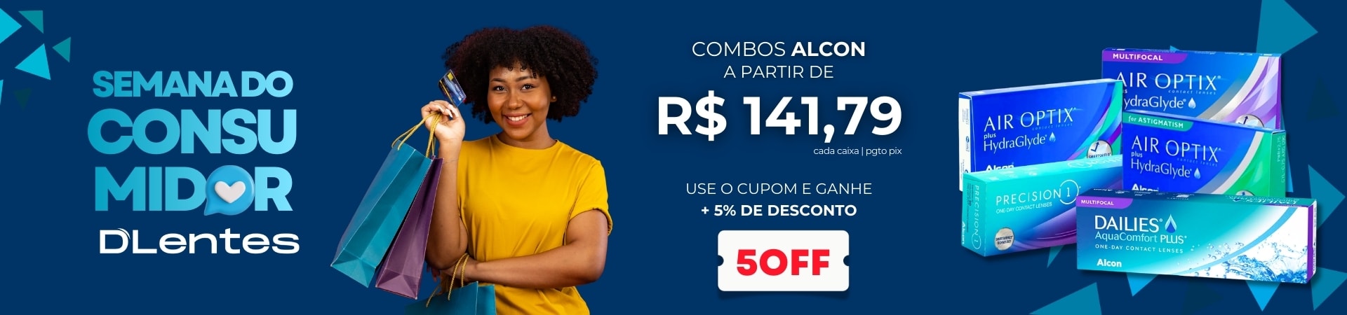 Lentes de Contato Alcon em Oferta