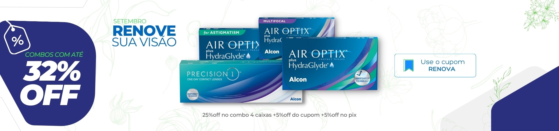 Lentes de Contato Air Optix em Promoção