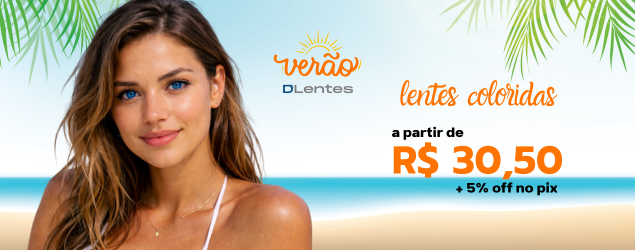 Lentes coloridas com grau e sem grau