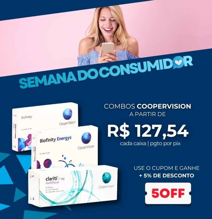 Lentes de Contato Coopervision em Promoção